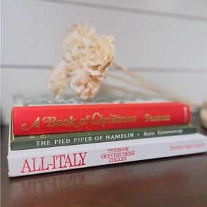 Set of Three Decorative Books